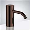 Fontana Trio Commercial Light Oil Rubbed Bronze Brass Deck Mount Automatic Sensor Liquid Soap Dispenser